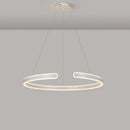 Axyaa Geometric Acrylic Aluminum Pendant Lamp with LED Lighting