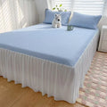 Axyaa Summer Ice Silk Jacquard Bed Sheet Set