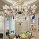 Axyaa Luxury European Villa Crystal Chandelier for Home Dining & Bedroom