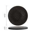 Axyaa Stone Ceramic Steak Serving Plate Set - Restaurant Tableware