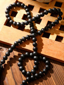 Wooden Beads Macrame Wall Hanging Decor by Axyaa - Rustic Room Boho Aesthetic