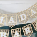 Ramadan Wooden Banner | Axyaa Muslim Hanging Decor for Eid & Ramadan