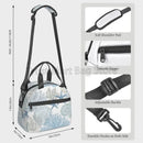 Axyaa Ocean Charm Insulated Lunch Bag with Adjustable Strap