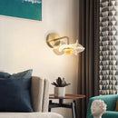 Axyaa Modern Luxury Flower Shaped LED Wall Lamp for Bedroom Living Room Dining Room