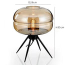 Axyaa Smoke Gray Glass LED Floor Lamp - High-End Nordic Minimalist Lighting