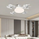 Ceiling Fan Light Electric with High Wind Power, Silent Operation for Kitchen, Restaurant Decor - Axyaa
