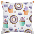 Axyaa Donut Ice Cream Pillow Cover for Girls Room Sofa Bed Couch