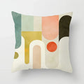Axyaa Geometric Abstract Patterned Pillow Cover for Sofa Bedroom Car