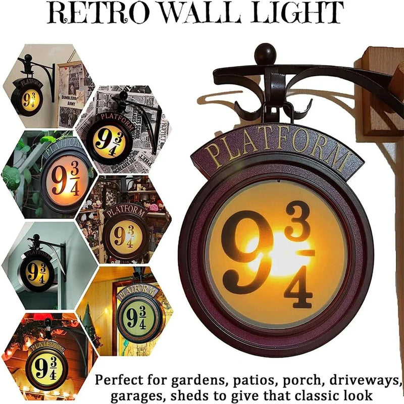 Axya Platform 9 3/4 Night Light Wall Hanging Lamp -16 Color Change Remote Gift