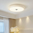 Axyaa Circular LED Ceiling Light Fixture for Bedroom, Living Room, Study - Bauhaus Retro Design