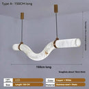Axyaa Marble Pendant Light: Elegant Indoor Ceiling Chandelier for Living, Bedroom, Dining Room