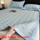 Axyaa Summer Ice Silk Mat Set