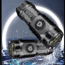 Axya Mini USB Rechargeable Waterproof Flashlight: Super Bright Multifunctional Small Torch