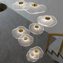 Axyaa Modern Acrylic LED Chandelier for Home Decoration Lighting