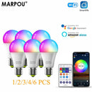 Axyaa Smart Focus RGB WiFi Bulb 10W Voice Control Dimmable Lights for Home