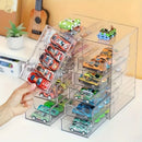 Axyaa Car Model Display Case Stackable Storage Box for Collectible Toys