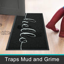 Axyaa Non-Slip Welcome Mat Dirt Resistant Absorbent Outdoor Kitchen Rug