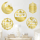 Muslim Eid Stickers Set for Festive Decor- Axyaa Islamic Eid Al Adha Lantern Moon Theme