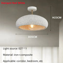 Axyaa LED Ceiling Pendant Light: Elegant Wabi Sabi Chandelier for Home Decor