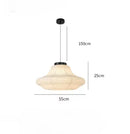 Axyaa Wabi Sabi Pendant Light - Japan Style Rice Paper Lantern for Dining Room