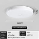 Axyaa LED Infrared Ceiling Light for Home Garage Warehouse Sensor Lighting