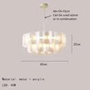 Axyaa Acrylic LED Pendant Chandelier for Home Decor Lighting