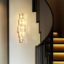 Axyaa Crystal LED Wall Lamp | Luxury 3-Layer Design for Living Room, Dining Room