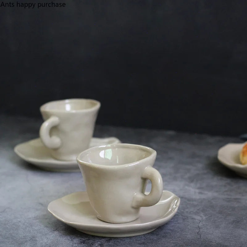 Axya Handmade Ceramic Coffee Cup 200ml - Set of 2