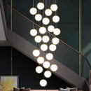 Axyaa Nordic Pendant Lights Indoor Chandelier for Dining Room Living Stair Lamp