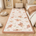 Axyaa Plush Pastoral Bedroom Carpet: Soft & Non-slip Rug for Home Decor