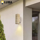Axyaa Wabi Sabi Limestone Wall Light Sconce LED Lighting for Bedroom Living Room
