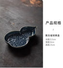Axyaa Ceramic Tea and Pastry Plates Set - Chinese Style Home Fruit Plate