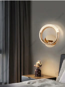 Axyaa Crystal Wall Lamp: Indoor Luxury Decorative Lighting Fixture for Living Room, Bedroom