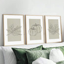 Vintage Pumpkin Print Set by Axyaa - Autumn Wall Art Trio