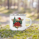 Axyaa Adventure Campfire Party Camping Mug - Mountain Handle Cup Gifts for Camper