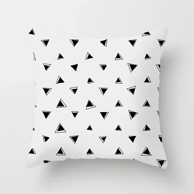 Axyaa Geometric Stripe Printed Pillowcase - Modern Home Decor