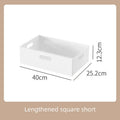 Clear Stacking Drawer Boxes with Lids by Axyaa: Organize Closet, Handle, Wheels