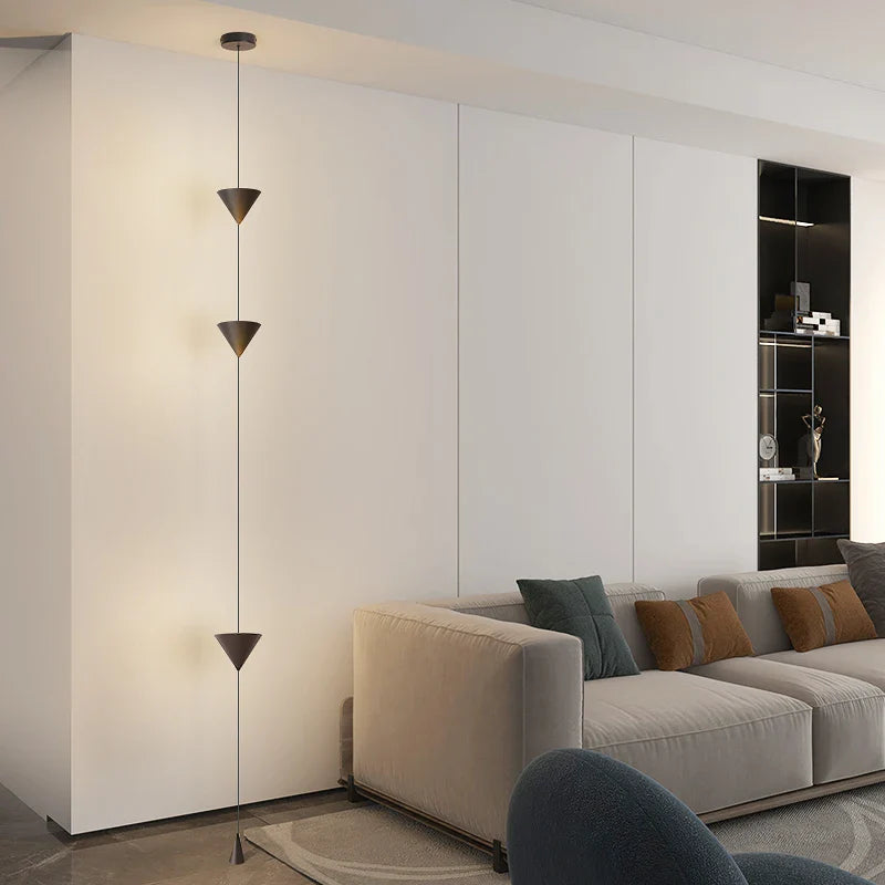 Axyaa Modern LED Floor Lamp: Creative Black & White Art Light for Living Room Decor.