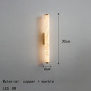 Axyaa Spanish Marble LED Wall Light - Gold/Black/Copper - Indoor Sconce