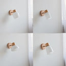 Axyaa Glass Wall Sconce Light Fixture for Bedroom and Bathroom