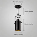 Axyaa Wrought Iron E27 Spotlight Accent Lamp - Adjustable Flush Mount for Loft, Cafe, Store