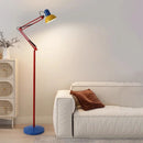 Axyaa Colorful Foldable Long Arm Floor Lamp for Living Room and Children's Room
