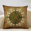 Axyaa Oriental Bliss Sun Moon Ararat Mandala Cushion Cover