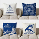 Axyaa Christmas Tree Merry Christmas Pillow Cover for Sofa, Bedroom, Car