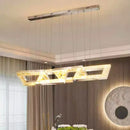 Axyaa Crystal Chandelier Pendant Light for Living Room Dining Room Ceiling Lighting