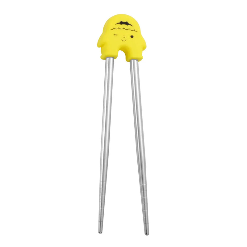 Axyaa Kids' Cartoon Dining Chopsticks Set for Beginners with Removable Feature