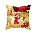 Axyaa Festive Christmas Pillow Case for Sofa Decor Merry Xmas Cushion Cover
