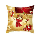Axyaa Festive Christmas Pillow Case for Sofa Decor Merry Xmas Cushion Cover