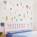 Green Plants Nordic Style Wall Sticker Set by Axyaa - Fresh Home Decor