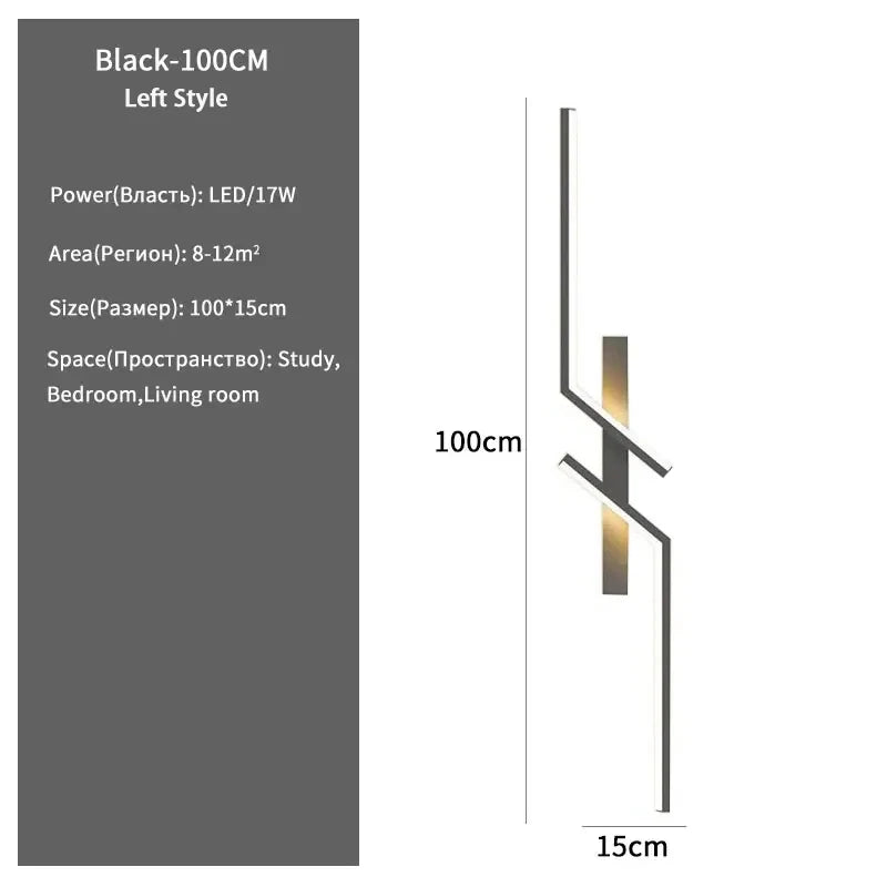 Axyaa Modern LED Wall Sconce for Bedroom Living Room TV Background